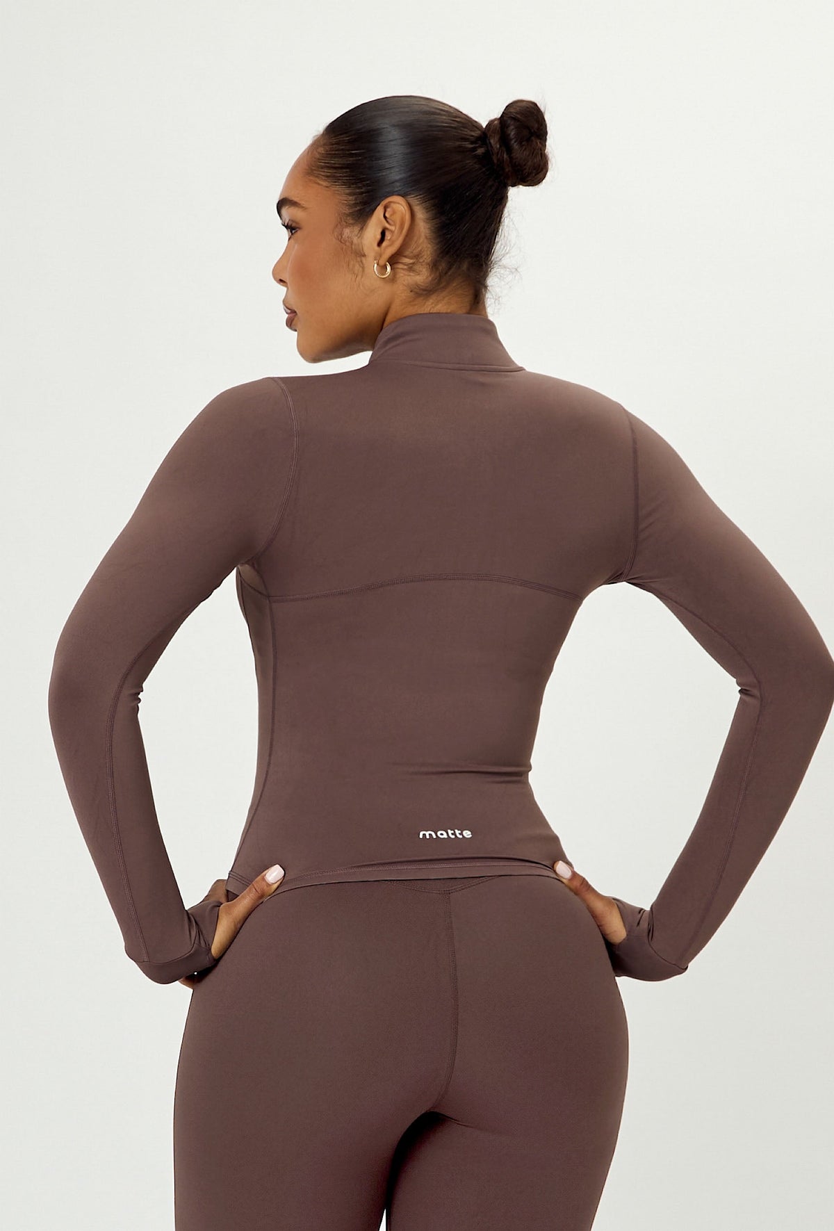 Contour Half Zip - Soft Cocoa