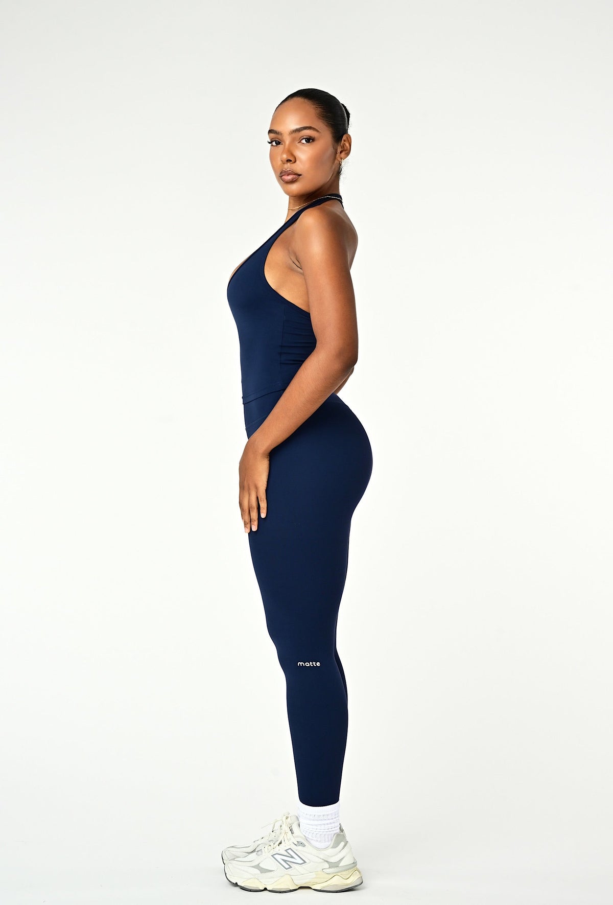 Linea Halter Top - Navy