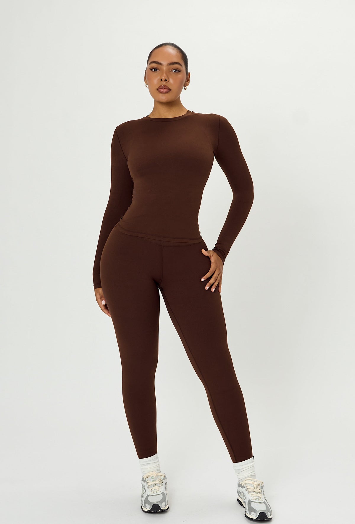 Cloudform Long Sleeve - Espresso