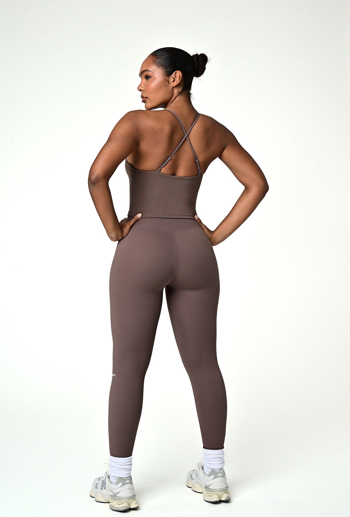 Bareform Double Layer Tank - Soft Cocoa