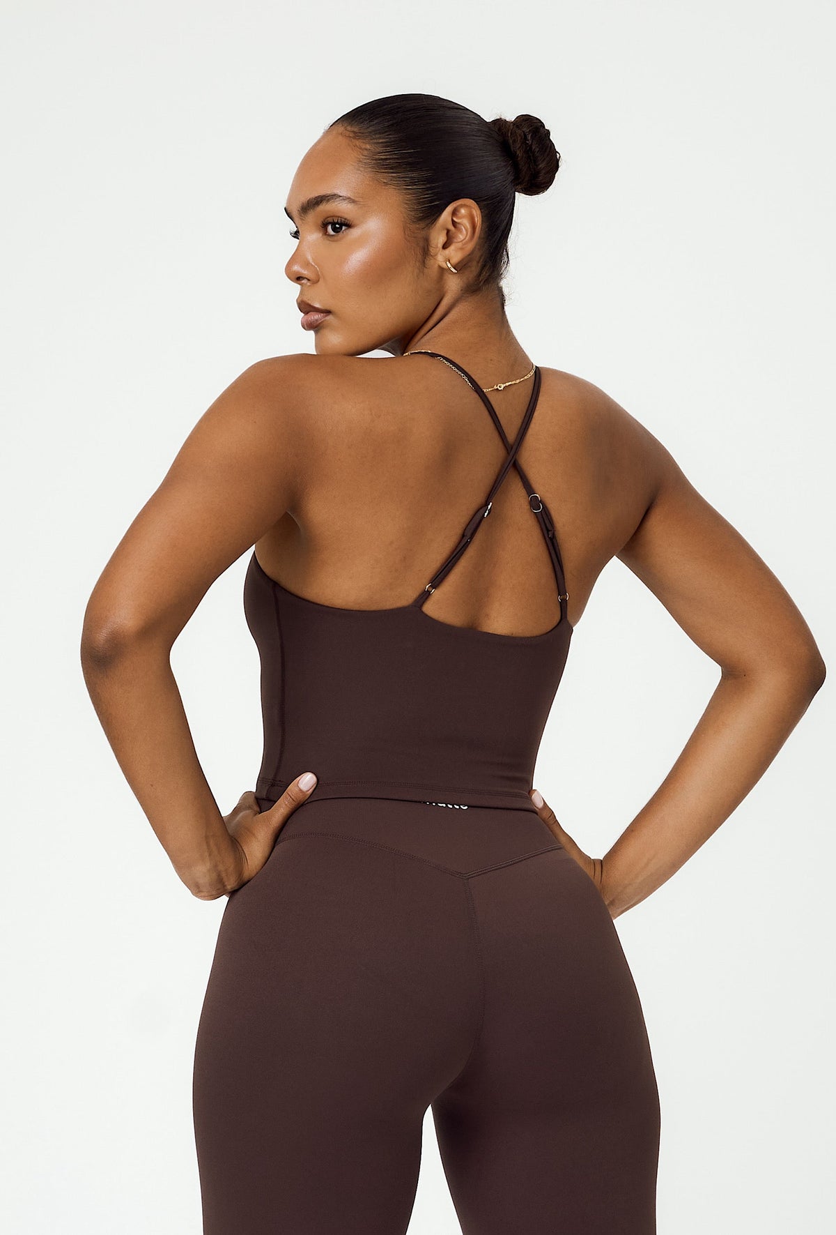 Bareform Double Layer Tank - Espresso