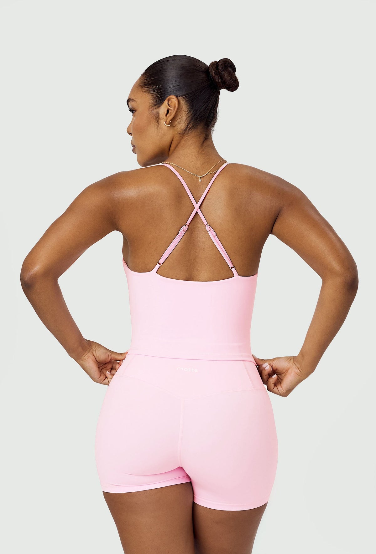 Bareform Double Layer Tank - Ballet Pink