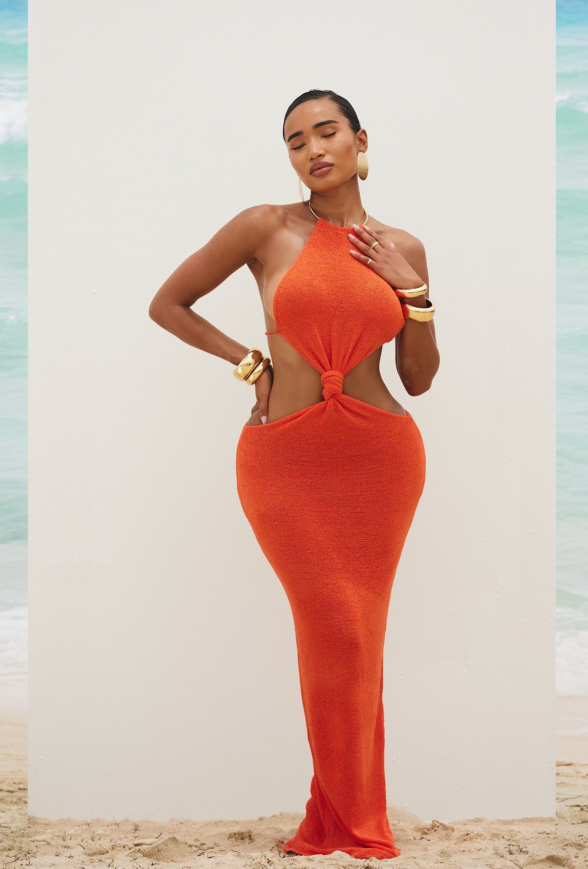 Matte Resort Amara Dress - Sunset